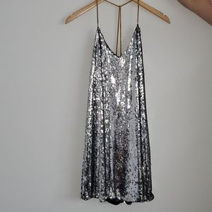Silver Sequin NEW Dress! 💎